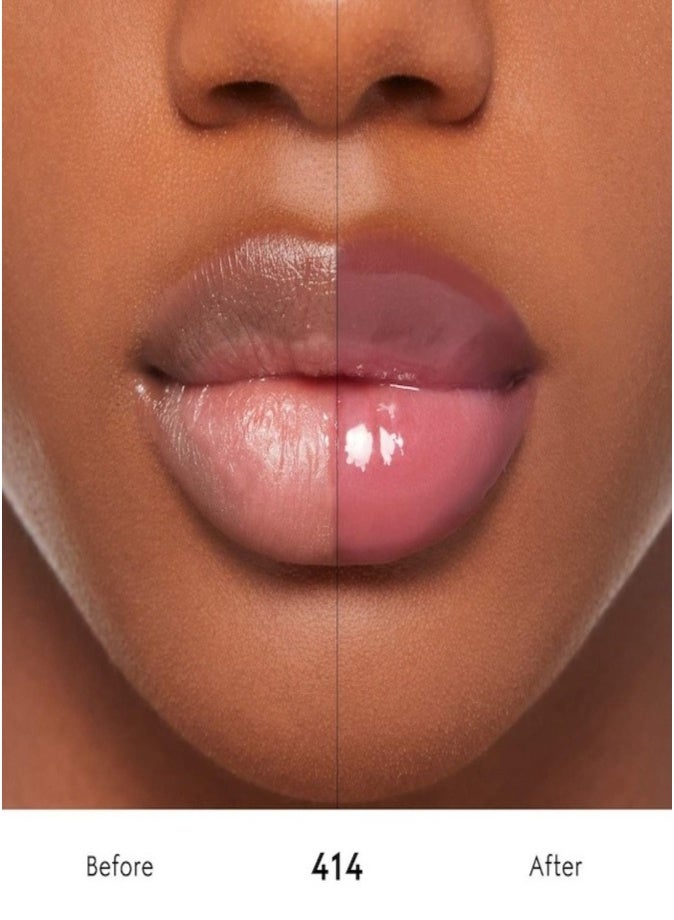 Gucci Hydrating Plumping Lip Gloss 6.5ml – 414 - Virginia Fuschia High-Shine Volumizing Gloss with Moisture Boost - Image 3